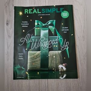Real Simple Magazine - December 2024 Special Double Issue! All Wrapped Up